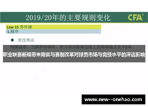 职业联赛新规带来降薪与赛制改革对球员市场与竞技水平的深远影响