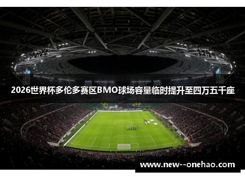 2026世界杯多伦多赛区BMO球场容量临时提升至四万五千座